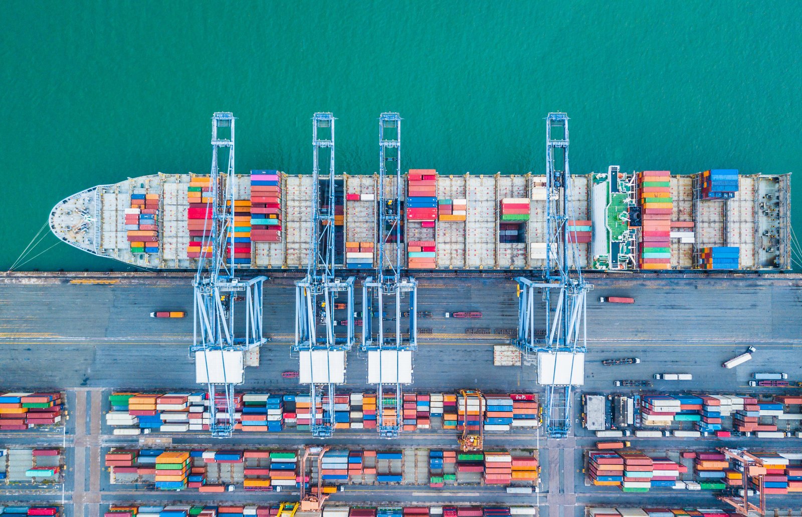 Container ship and ocean cargo
